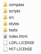 index.html compass styles tests　src